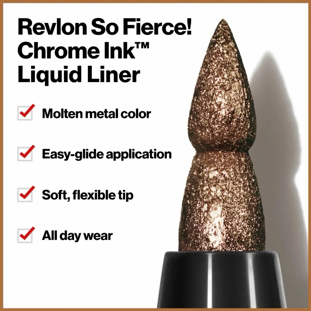 Revlon Chrome Ink Liquid Liner- 902 Bronzage